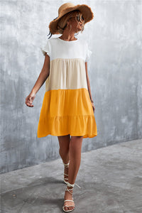 Ivy | Sommerliches buntes Kleid für Damen – Gelb