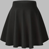 Abby Rock | Sommerlicher Minirock für Damen – Schwarz