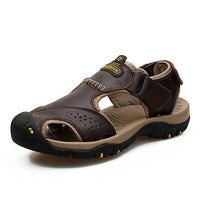Trekkingsandalen für Herren - Bequeme Sommersandalen für breite Füße – Dunkelbraun