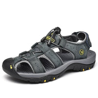 Trekkingsandalen für Herren - Bequeme Sommersandalen für breite Füße – Grau