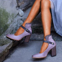 Lehmann Modehaus | Stilvolle riemchenpumps für damen – Lila