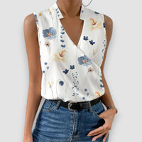 Bula | Sommertop Mit V Ausschnitt Für Damen – Blumen 2