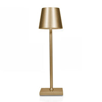 Moderne Drahtlose LED-Beleuchtung | Sommerliche Tischlampe – Gold