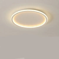 Moderne Runde LED-Deckenleuchte im Skandinavischen Stil für Wohnzimmer – Gleichmäßige Beleuchtung, 20-60 cm Durchmesser – 20cm Weiß