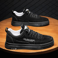 Sommer-Sneaker für Herren - Stilvolle Freizeitschuhe für breite Füße – Schwarz