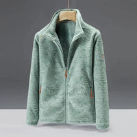 Marina | Modische Unisex Fleecejacke – Grün (Damen)