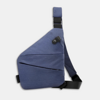 Unisex Schlank Anti-Diebstahl Umhängetasche | Klein – Marine