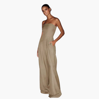 Eleganter Damen Jumpsuit – Khaki