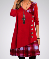 EDWINA - VINTAGE KLEID – Rot