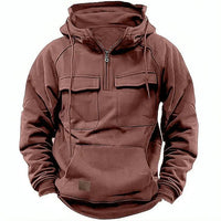 Klassische, modische Jacke - ideal für Herren im Herbst/Winter – Rot