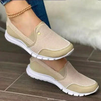 Orthopädische Damen Slip-On Komfortschuhe – Beige
