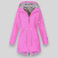 Stilvolle Wasserdichte Damen Jacke – Rosa