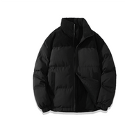 Warme, winterliche Herrenjacke – Schwarz