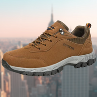 Bequeme orthopädische Herrenschuhe mit Komfortsohle – Braun