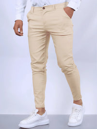 Virgil™ - Elegante Slim-Fit-Hose – Khaki