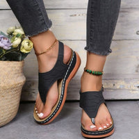 Marta | Bequeme Sandalen – Schwarz
