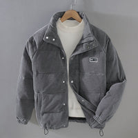 Novan - Herbstliche Kapuzenjacke – Grau