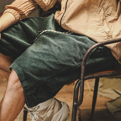 Verstellbare Cord Herren Shorts