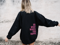 Lola | Oversized Hoodie – Schwarz