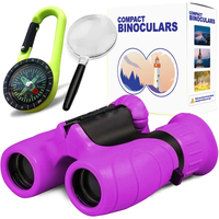 NatureScope | Kompaktes Fernglas für Kinder auf ihren Outdoor-Abenteuern – Lila
