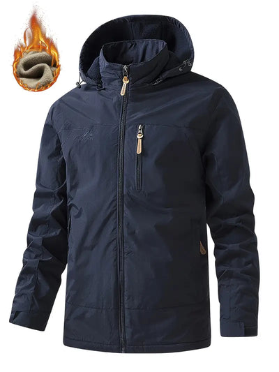 Reigendra | Wasser- und winddichte Jacke mit Fleece-Futter für Männer