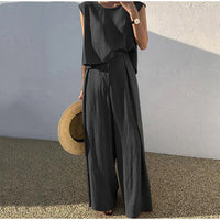 Adhira | Klassisches und stilvolles Sommer-Top – Schwarz
