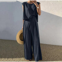 Adhira | Klassisches und stilvolles Sommer-Top – Dunkelblau