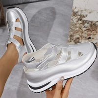 Dune | Bequeme Sandalen – Silber