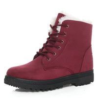 Frosto - Gemütliche und Robuste Winterstiefel – Rot