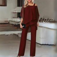 Christina – Elegantes Zweiteiler-Set für Stil & Komfort – Rot