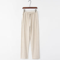 Ian Freizeithose mit Kordelzug – Beige