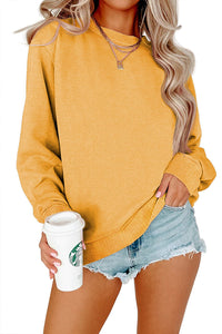 Mara - Gemütlicher Casual Pullover – Gelb