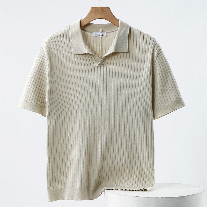 Andreas Strick-Polo mit Kragen