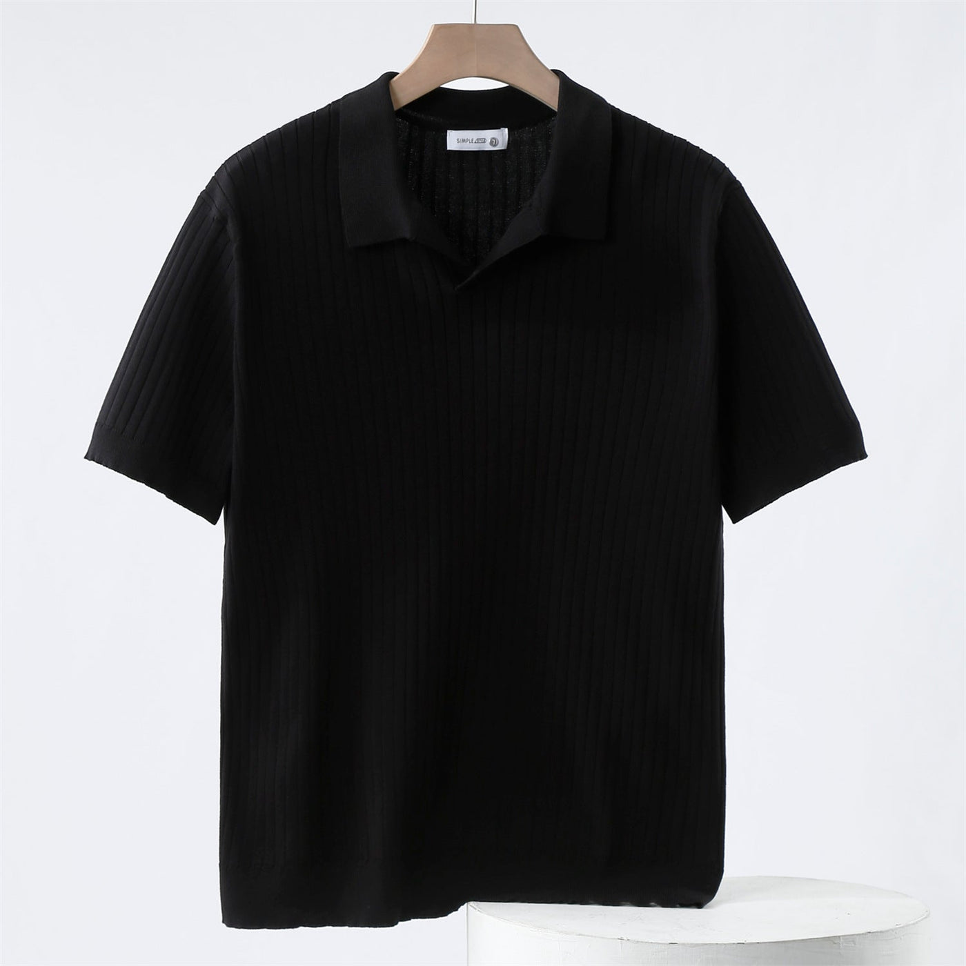 Andreas Strick-Polo mit Kragen