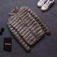 Konrad Pufferjacke mit Reißverschluss – Oliv