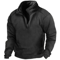 Fred™ - Eleganter Fleecepullover – Schwarz