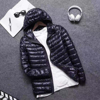 Lambert Pufferjacke mit Kapuze – Marine