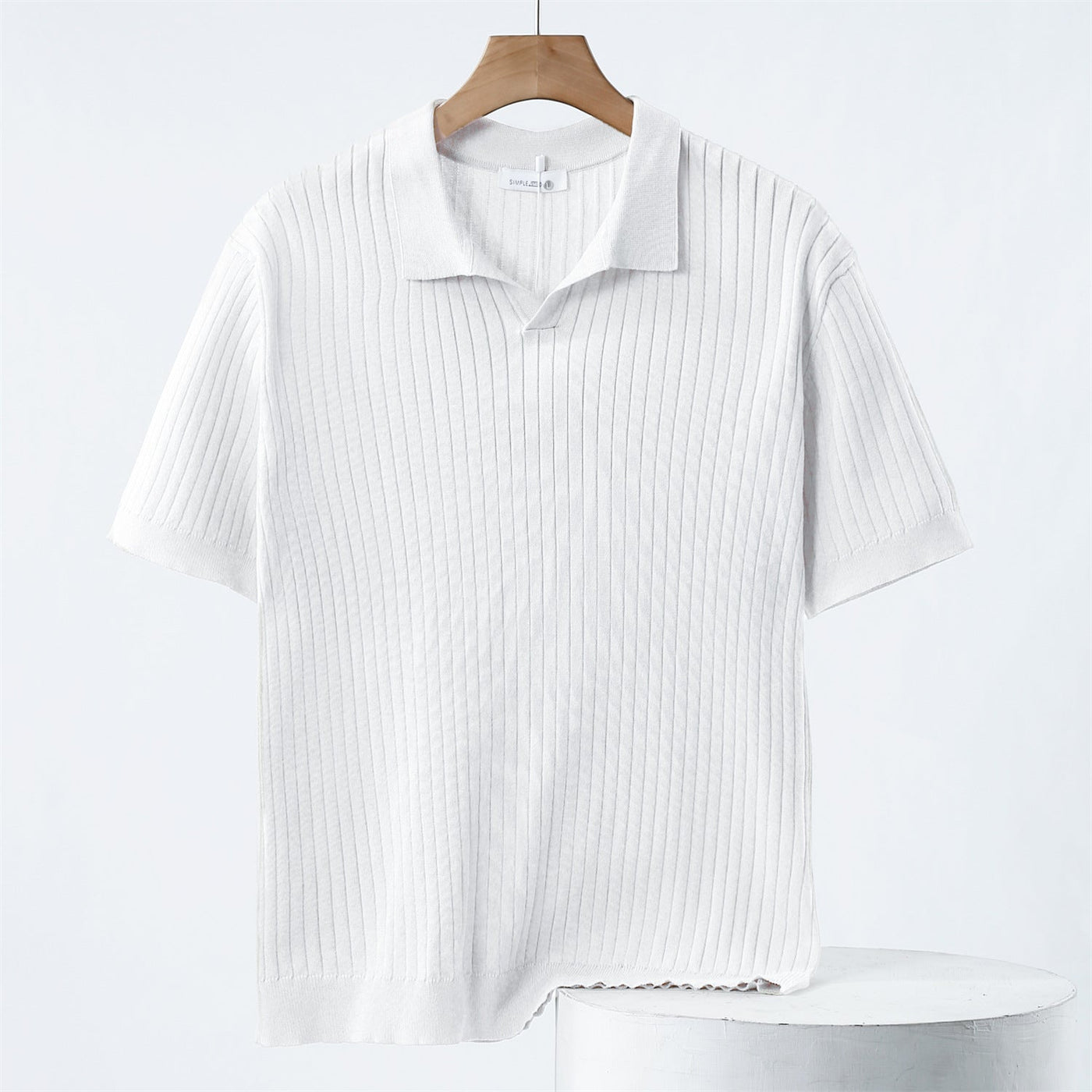Andreas Strick-Polo mit Kragen