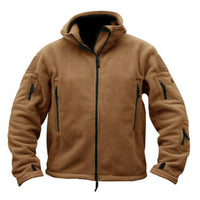 Rollkragenjacke mit mehreren Taschen – Khaki
