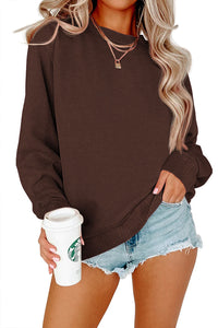 Mara - Gemütlicher Casual Pullover – Dunkelbraun