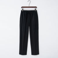 Hubert Lockere Passform Hose mit Kordelzug – Schwarz