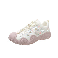 Damen Multifunktionale Freizeitschuhe mit innovativem Schnürsystem und rutschfester Sohle – Rosarot