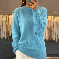 IDA - STRICKPULLOVER – Blau