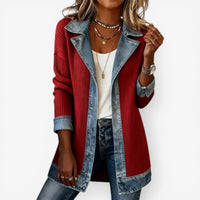 Kerensa - Soft-Touch-Übergangsjacke – Rot