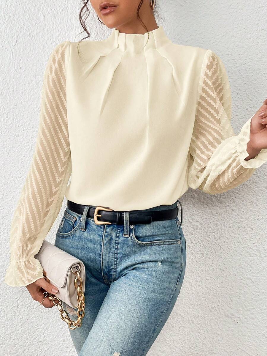 Jada - Elegantes Halbrollkragen-Oberteil