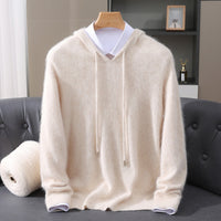 Valencia Cashmere Hoodie – Creme
