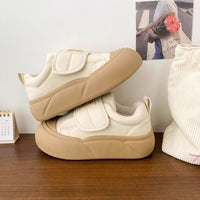 Damen Sneaker mit verstellbarem Klettverschluss und dämpfender Sohle – Khaki