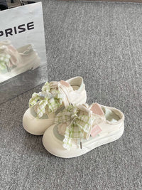 Damen Sneaker mit 3D-Rüschen-Design und atmungsaktivem Obermaterial – Rosa