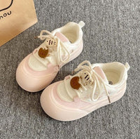 Damen Sneakers mit verspieltem tierischem Dekor und komfortabler Sohle – Rosa