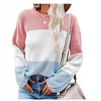DAMES PULLOVER MIT LATERNENÄRMELN | ELEGANTER, BEQUEMER STIL – Rosa